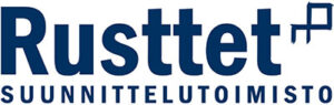 Suunnittelutoimisto Rusttet Oy logo sininen